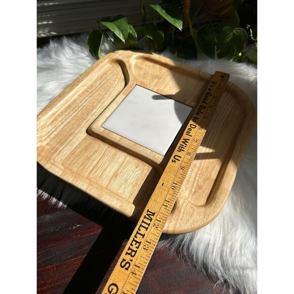 Wooden vintage cheese tray board charcuterie cheese wood snacks - Picture 3 of 3